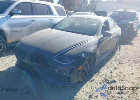 2022 Hyundai Sonata N Line Night Edition from USA, damaged, VIN 5NPEK4JC0NH143556